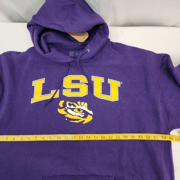 LSU Tigers The Victory Pullover Hoodie Purple Size XL Unisex - Picture 4 of 8